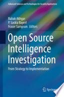 Open Source Intelligence Investigation
