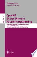 OpenMP Shared Memory Parallel Programming
