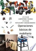 Operaciones básicas de mobiliario (Material de aprendizaje para alumnos)
