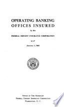 Operating Banking Offices