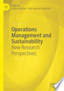 Operations Management and Sustainability