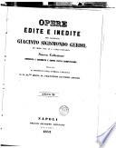 Opere edite e inedite del cardinale Giacinto Sigismondo Gerdil ....