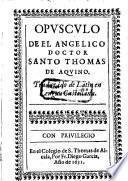 Opusculo (del modo de confessarse y de la pureza de la conciencia) trad. de latin en lengua Castellana