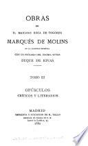 Opúsculos críticos y literarios
