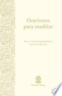 Oraciones para meditar