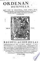 Ordenanças de Sevilla