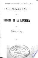 Ordenanzas del Ejército de la república del Salvador