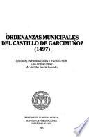 Ordenanzas municipales del Castillo de Garcimuñoz (1497)