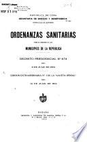 Ordenanzas sanitarias para el régimen de los municipios de la república