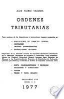 Ordenes tributarias