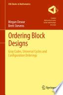 Ordering Block Designs