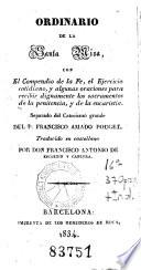 Ordinario de la Santa Misa