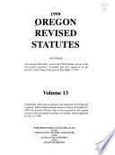 Oregon Revised Statutes