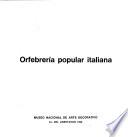 Orfebrería popular italiana