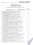 Organic Reactivity