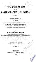 Organización de la Confederación Argentina