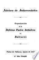 Organización de la defensa pasiva antiaérea de Baleares