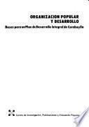 Organización popular y desarrollo