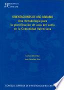 Orientaciones de uso agrario
