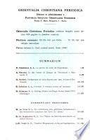 Orientalia christiana periodica
