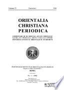 Orientalia christiana periodica