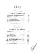 Origen del hombre según la teoría descensional