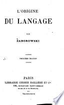 Origen del lenguaje