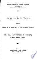 Origenes de la novela
