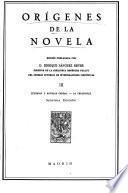 Origenes de la novela