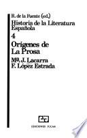 Orígenes de la prosa