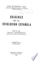 Orígenes de la revolucíon española