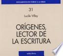 Orígenes, lector de la escritura
