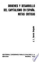Orígenes y desarrollo del capitalismo en España