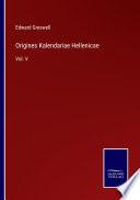 Origines Kalendariae Hellenicae