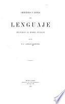 Orígines y leyes del lenguaje aplicadas al idioma guaraní