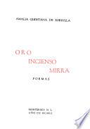 Oro, incienso, mirra
