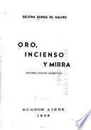 Oro, incienso y mirra