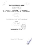 Országgyűlés kérviselőházának naplója