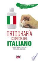 Ortografía correcta del italiano