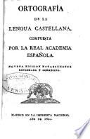 Ortografía de la lengua castellana