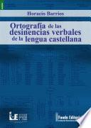 Ortografía de las desinencias verbales de la lengua castellana