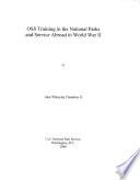 OSS Training in the National Parks and Service Abroad in World War II