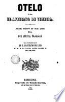 Otelo o sea El africano de Venecia