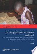 Où sont passés tous les manuels scolaires?