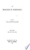 Oxford, Cambridge, and Dublin Messenger of Mathematics