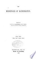 Oxford, Cambridge, and Dublin Messenger of Mathematics