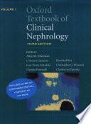 Oxford Textbook of Clinical Nephrology Volume 1