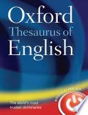 Oxford Thesaurus of English