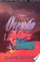 Oyendo la Voz de Dios