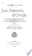 P. Ovidii Nasonis Amores. Les amours d'Ovide